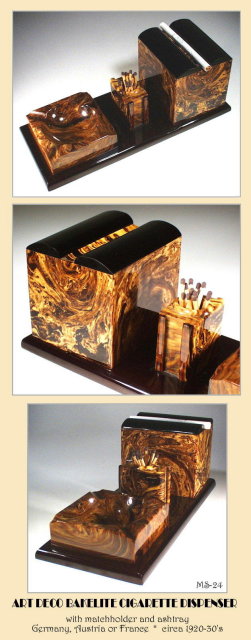 ART DECO BAKELITE CIGARETTE DISPENSER