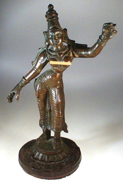SRI DEVI LATE VIJAYANAGAR INDIAN BRONZE