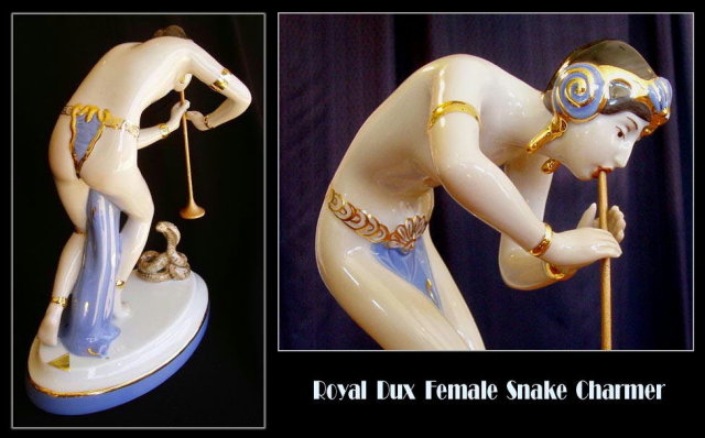 ROYAL DUX DECO FEMALE SNAKE CHARMER