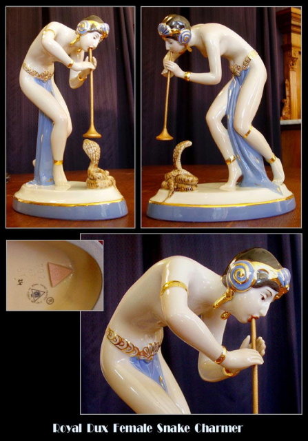 ROYAL DUX DECO FEMALE SNAKE CHARMER