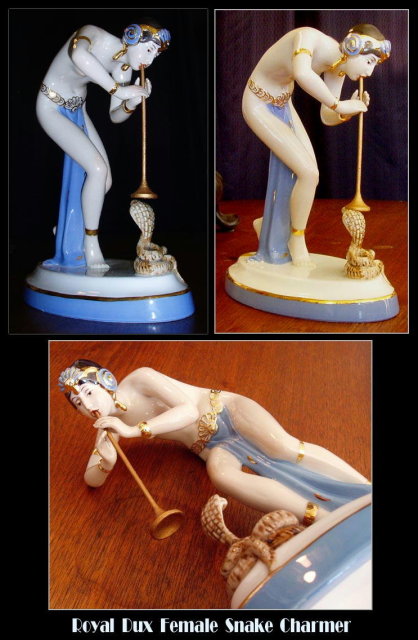 ROYAL DUX DECO FEMALE SNAKE CHARMER