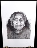 ORIGINAL SIGNED LITHO/ETCHING NATIVE MAORI 10B