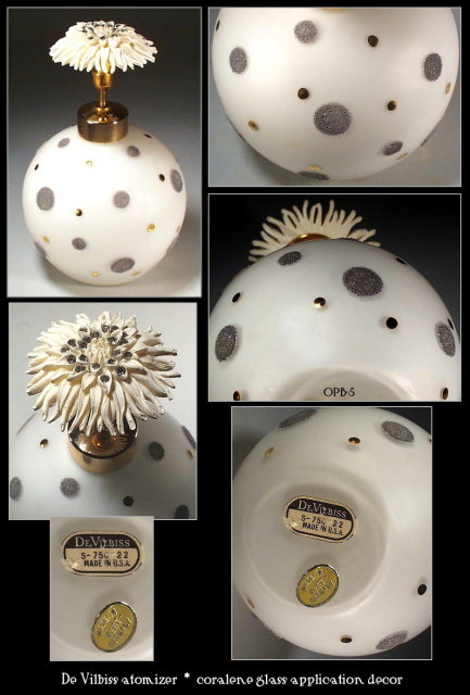 VINTAGE DE VILBISS PERFUME ATOMIZER