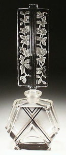 VINTAGE CZECH ART DECO PERFUME BOTTLE #32