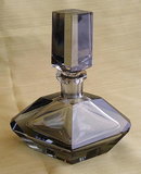 CZECH GEOMETRICAL ART DECO PERFUME BOTTLE