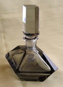 CZECH GEOMETRICAL ART DECO PERFUME BOTTLE