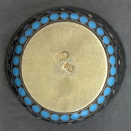 IMPERIAL RUSSIAN ANTIQUE SILVER ENAMELLED CUP