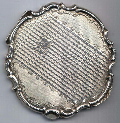 VIENNESE ART DECO SILVER COMPACT #42