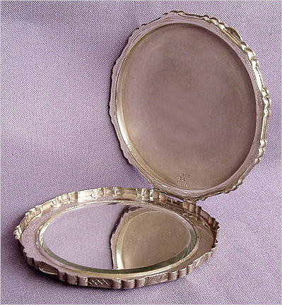VIENNESE ART DECO SILVER COMPACT #69