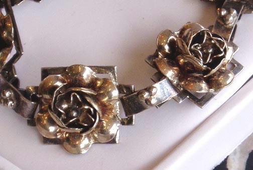 SILVER BRACELET WITH ROSES HOBE? #45