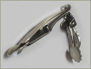 STERLING SILVER ART DECO HORSE HEAD EARRINGS