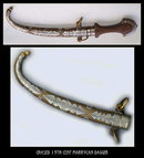 CHASED 19TH CENT MARROCAN DAGGER MS-50