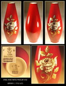 GOEBEL HAND PAINTED PORCELAIN VASE