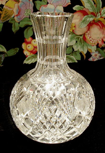 CUT GLASS CARAFE AMERICAN BRILLIANT PERIOD #57