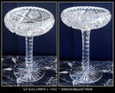 CUT GLASS COMPOTE AMERICAN BRILLIANT PERIOD #62