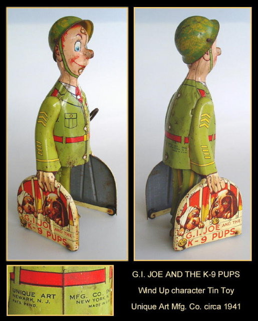 JI JOE WIND UP CHARACTER TOY UNIQUE C. 1941