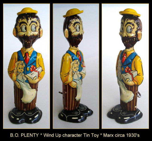 MARX 1930's BO PLENTY WIND UP CHARACTER TOY