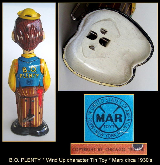 MARX 1930's BO PLENTY WIND UP CHARACTER TOY