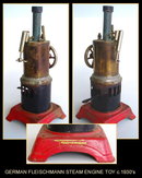 GERMAN FLEISCHMANN STEAM ENGINE TOY c.1930's