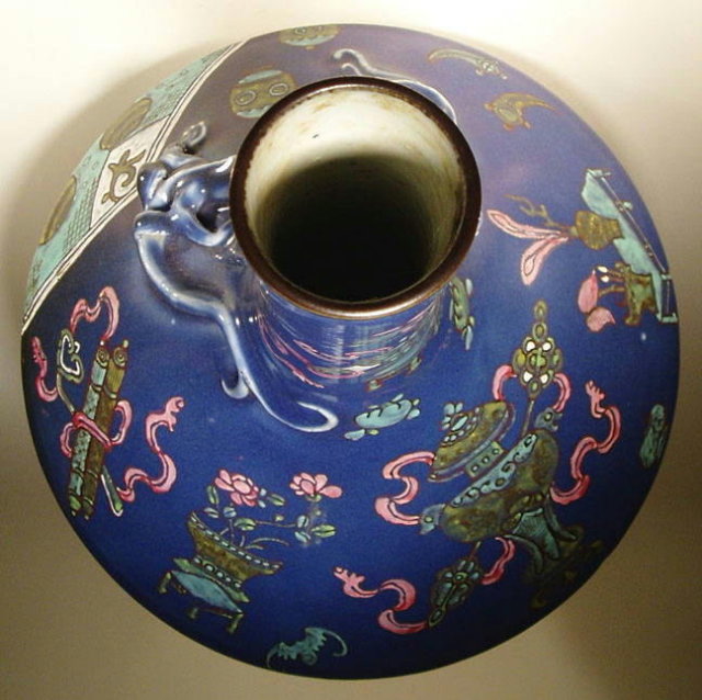 LATE QING GUANGSU CHINESE DRAGON VASE