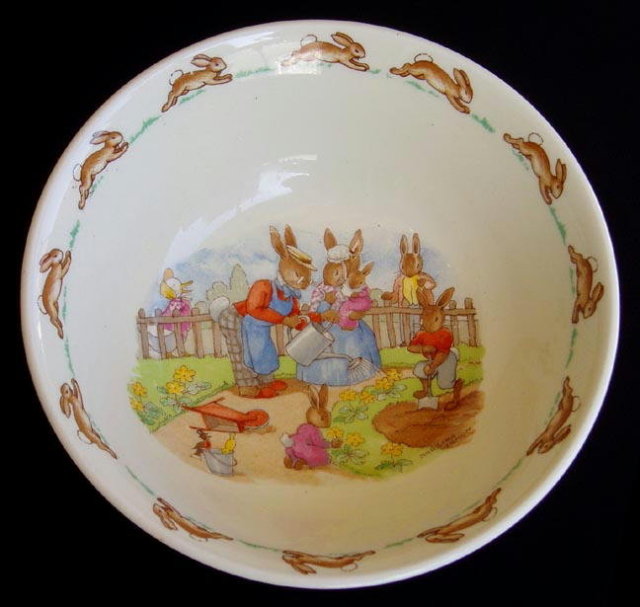 ROYAL DOULTON BUNNYKINS BOWL / BARBARA VERNON #14