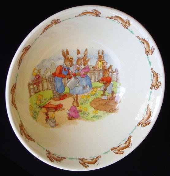 ROYAL DOULTON BUNNYKINS BOWL / BARBARA VERNON #14