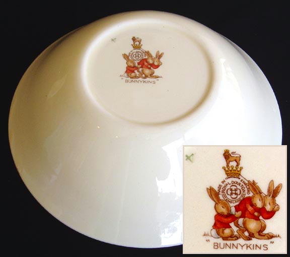 ROYAL DOULTON BUNNYKINS BOWL / BARBARA VERNON #14
