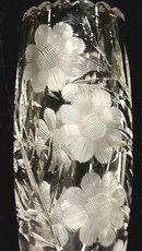 CUT GLASS VASE AMERICAN BRILLIANT PERIOD #63