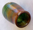 IRIDESCENT HAND BLOWN ART GLASS VASE #68