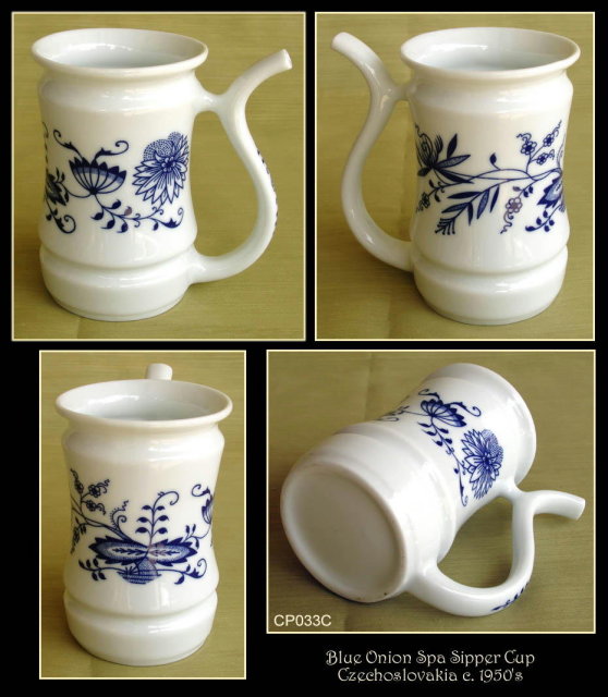 CZECH BLUE ONION SPA MINERAL WATER SIPPING CUP