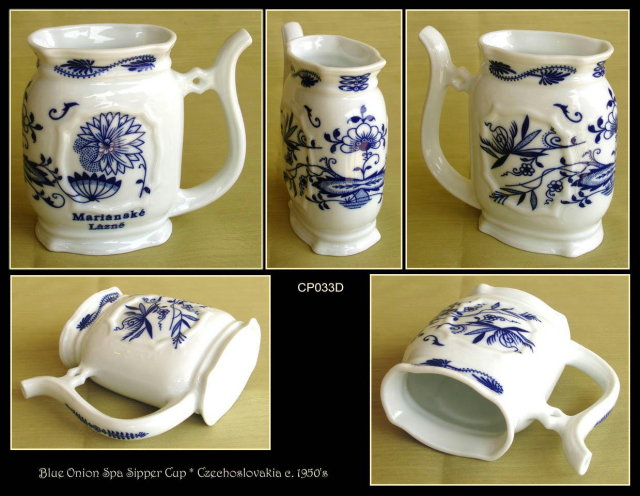 CZECH BLUE ONION SPA MINERAL WATER SIPPING CUP