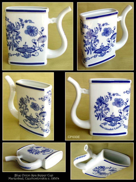CZECH BLUE ONION SPA MINERAL WATER SIPPING CUP