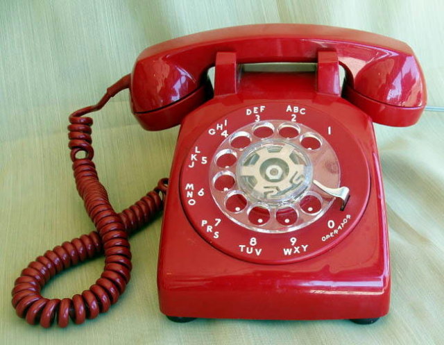 RED HOT LINE ROTARY TELEPHONE MS131