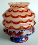CZECH ART DECO GLASS VASE KRALIK c.1920-30 CG208