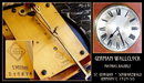 GERMAN WALL CLOCK Mathias Bauerle c. 1924-30