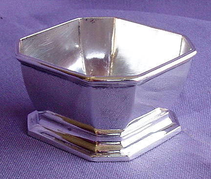 GORHAM STERLING SILVER OPEN SALT CELLAR 1927