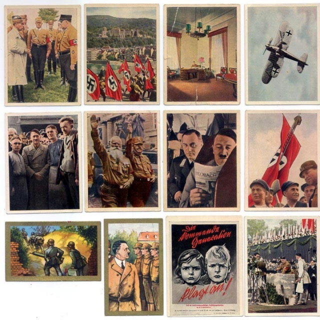 SET OF 12 GERMAN CIGARETTE CARDS c. 1930's P111
