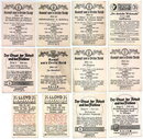 SET OF 12 GERMAN CIGARETTE CARDS c. 1930's P111