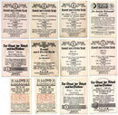 SET OF 12 GERMAN CIGARETTE CARDS c. 1930's P111