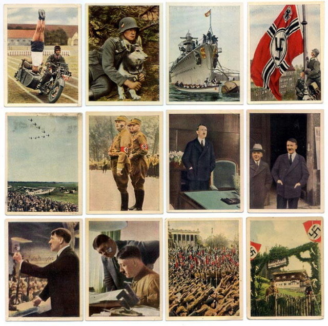 SET OF 12 GERMAN CIGARETTE CARDS c. 1930's P112