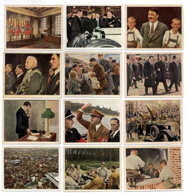 SET OF 12 GERMAN CIGARETTE CARDS c. 1930's P113