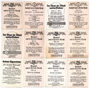SET OF 12 GERMAN CIGARETTE CARDS c. 1930's P113