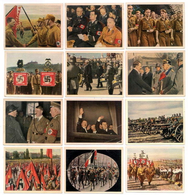SET OF 12 GERMAN CIGARETTE CARDS c. 1930's P114
