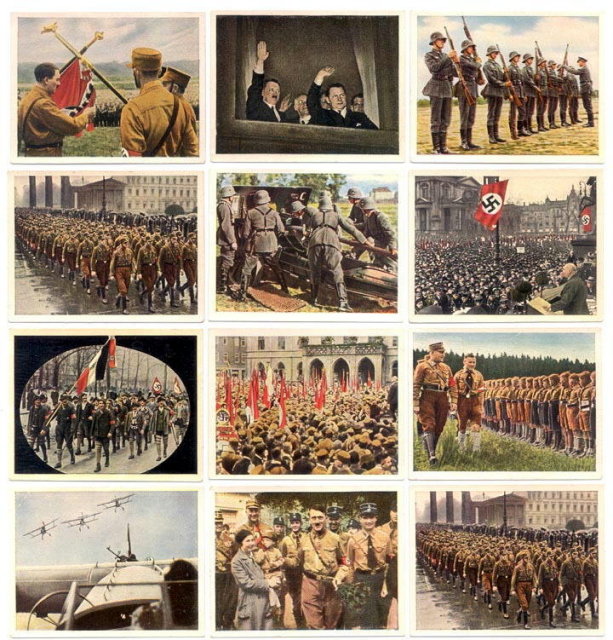 SET OF 12 GERMAN CIGARETTE CARDS c. 1930's P115