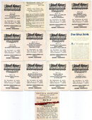 SET OF 13 GERMAN CIGARETTE CARDS c. 1930's P116