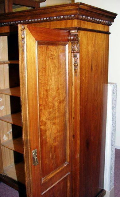 GERMAN RENAISSANCE REVIVAL WALNUT ARMOIRE c.1880