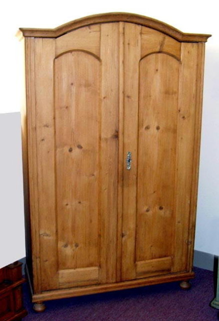 COUNTRY PINE ARMOIRE AUSTRIA c.1880