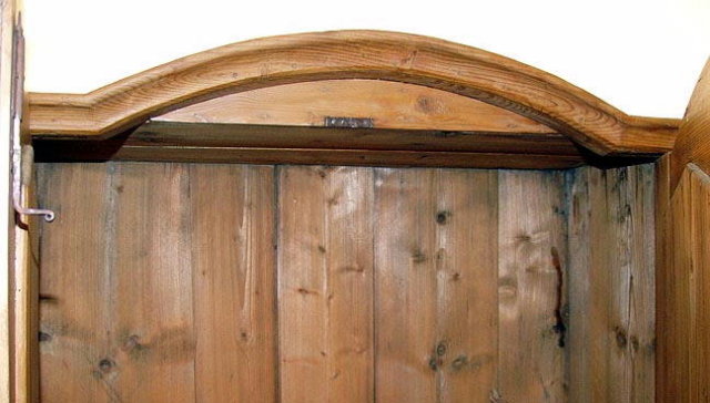 COUNTRY PINE ARMOIRE AUSTRIA c.1880
