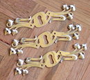 4 ART NOUVEAU ESCUTCHEON KEY HOLE COVER PLATES