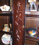 CZECH CUBISM / ART DECO BOOKCASE / CABINET c.1920